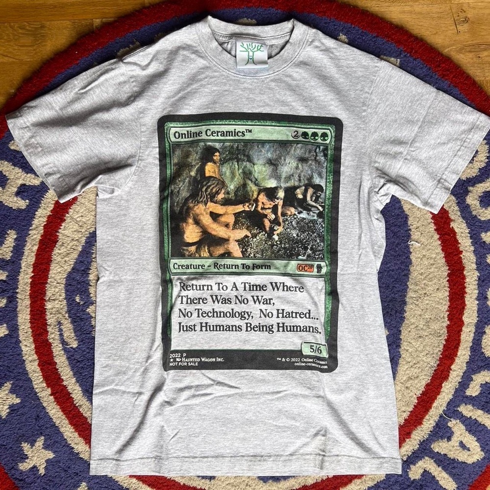 Online Ceramics Humans Being Humans Card Tee